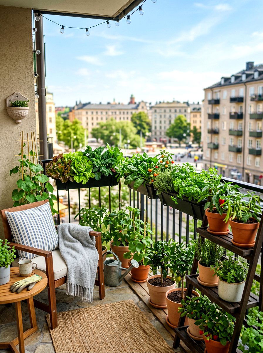 Balcony Vegetable Garden - 30 vegetable garden ideas