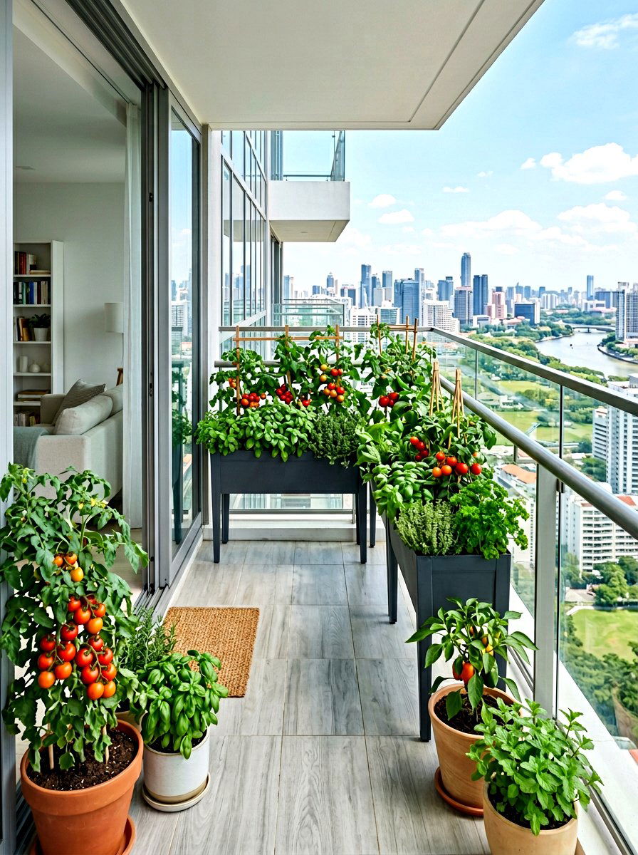 Balcony Vegetable Garden - 30 year round vegetable garden ideas