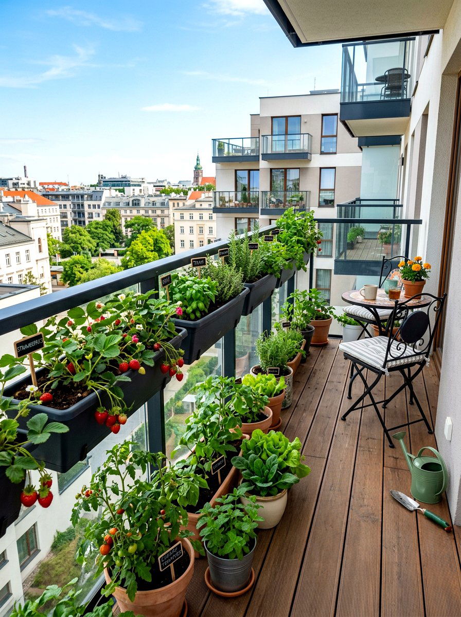 Balcony Vegetable Garden Setup - 30 small vegetable garden ideas