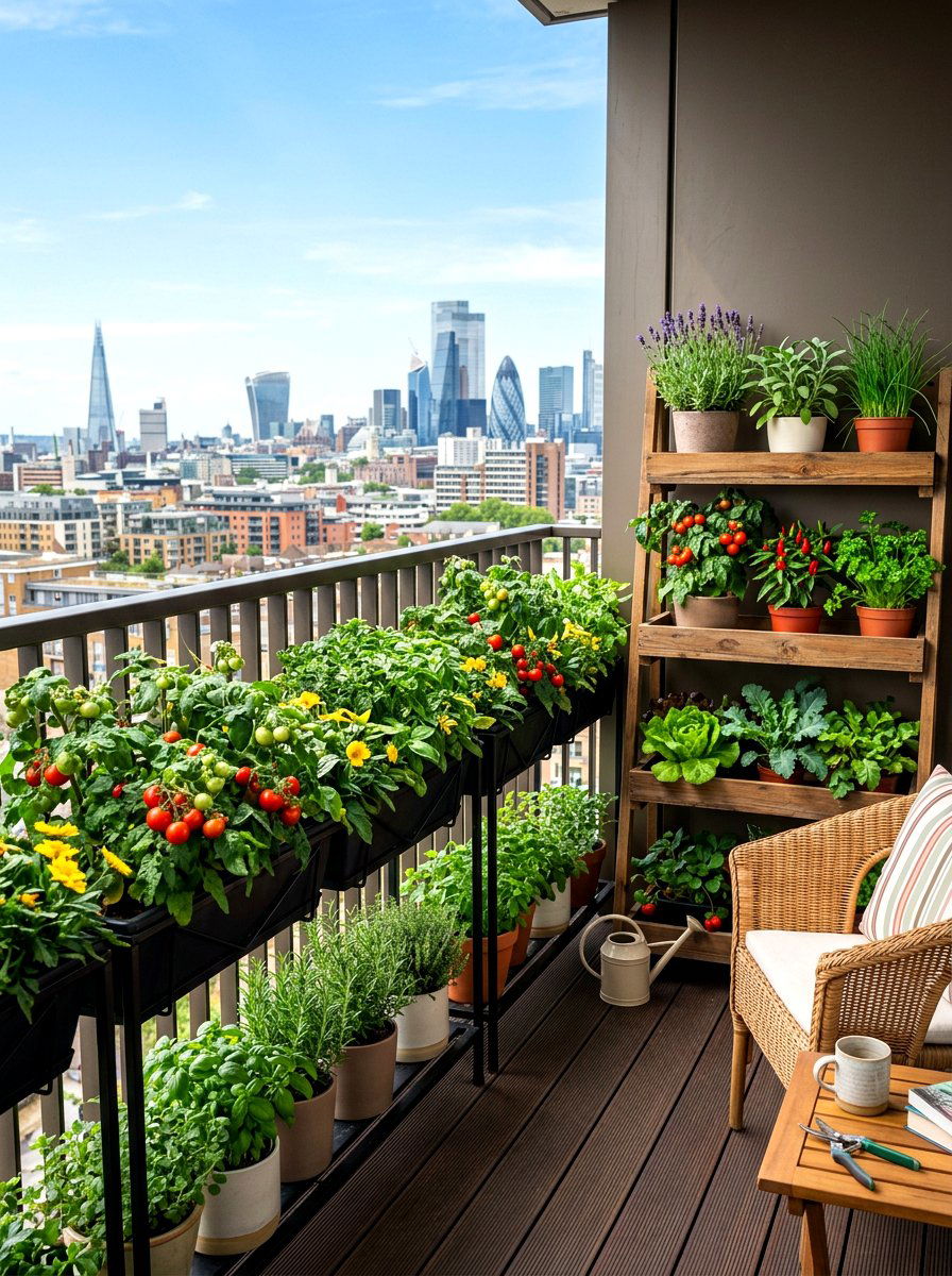 Balcony Vegetable Garden - 30 easy vegetable garden ideas