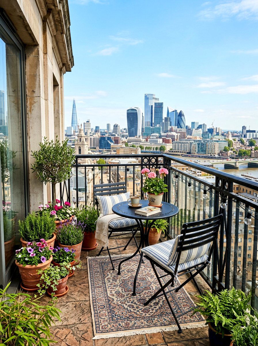 Balcony bistro set arrangement - 30 furniture arrangement ideas