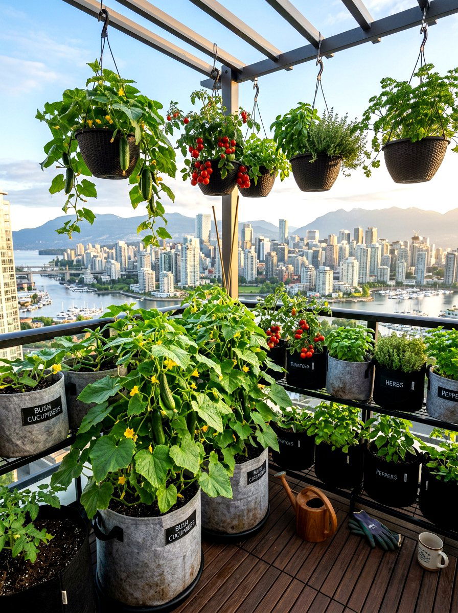 Balcony vegetable garden - 30 patio vegetable garden ideas