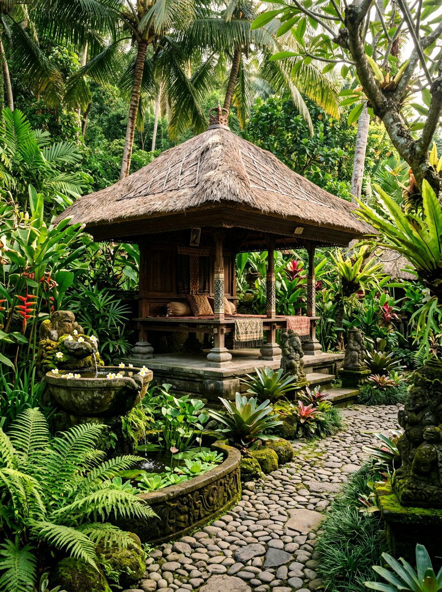 Balinese Garden - 30 resort patio ideas