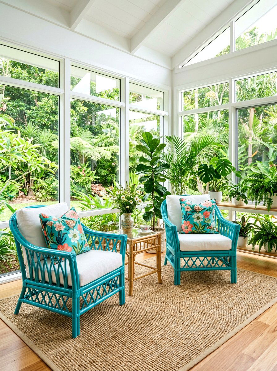 Bamboo Accent Chair Decor - 30 southern prep decor ideas