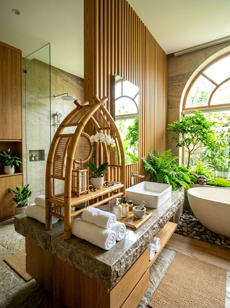 Bamboo Arch - 30 sculptural centerpiece ideas