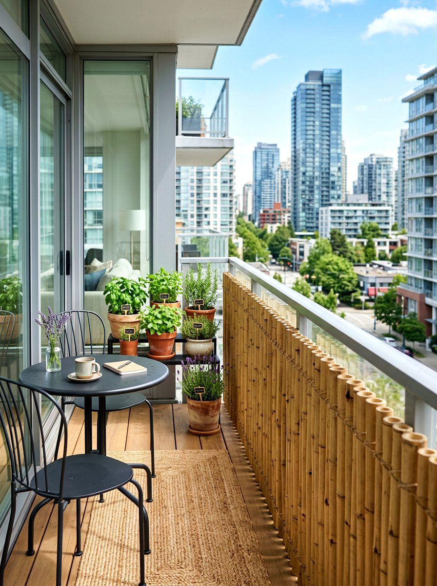 Bamboo Balcony Railing Cover - 30 bamboo privacy screen ideas