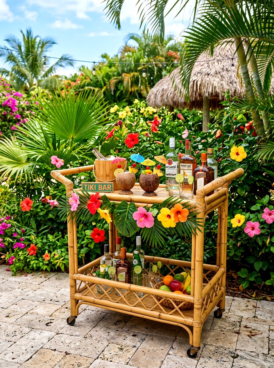 30 Outdoor Bar Cart Ideas for Easy Entertaining in Style