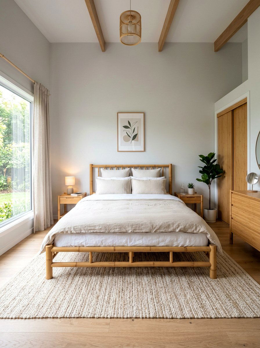 Bamboo Bed Frame - 30 bamboo home decor ideas