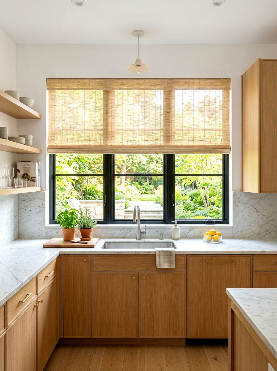 Bamboo Blinds - 30 natural fiber decor ideas