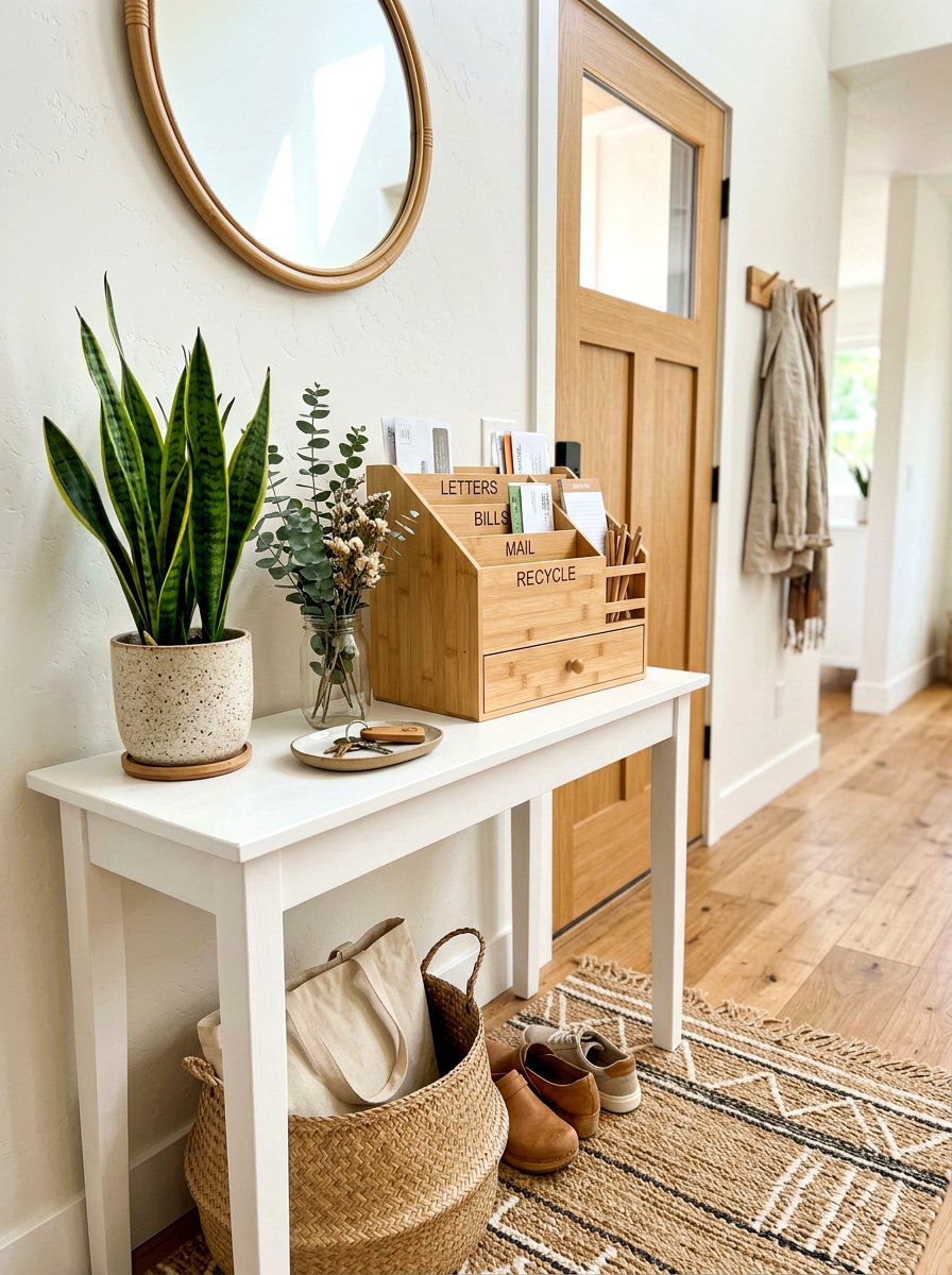 Bamboo Eco Friendly Station - 30 mail drop zone ideas