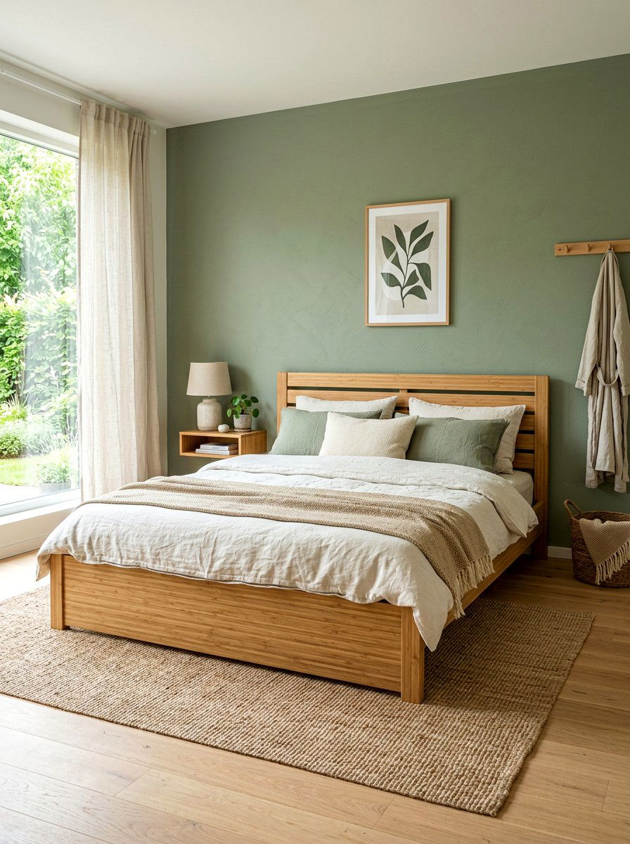 Bamboo Eco Wood Bed - 30 wood bed frame ideas