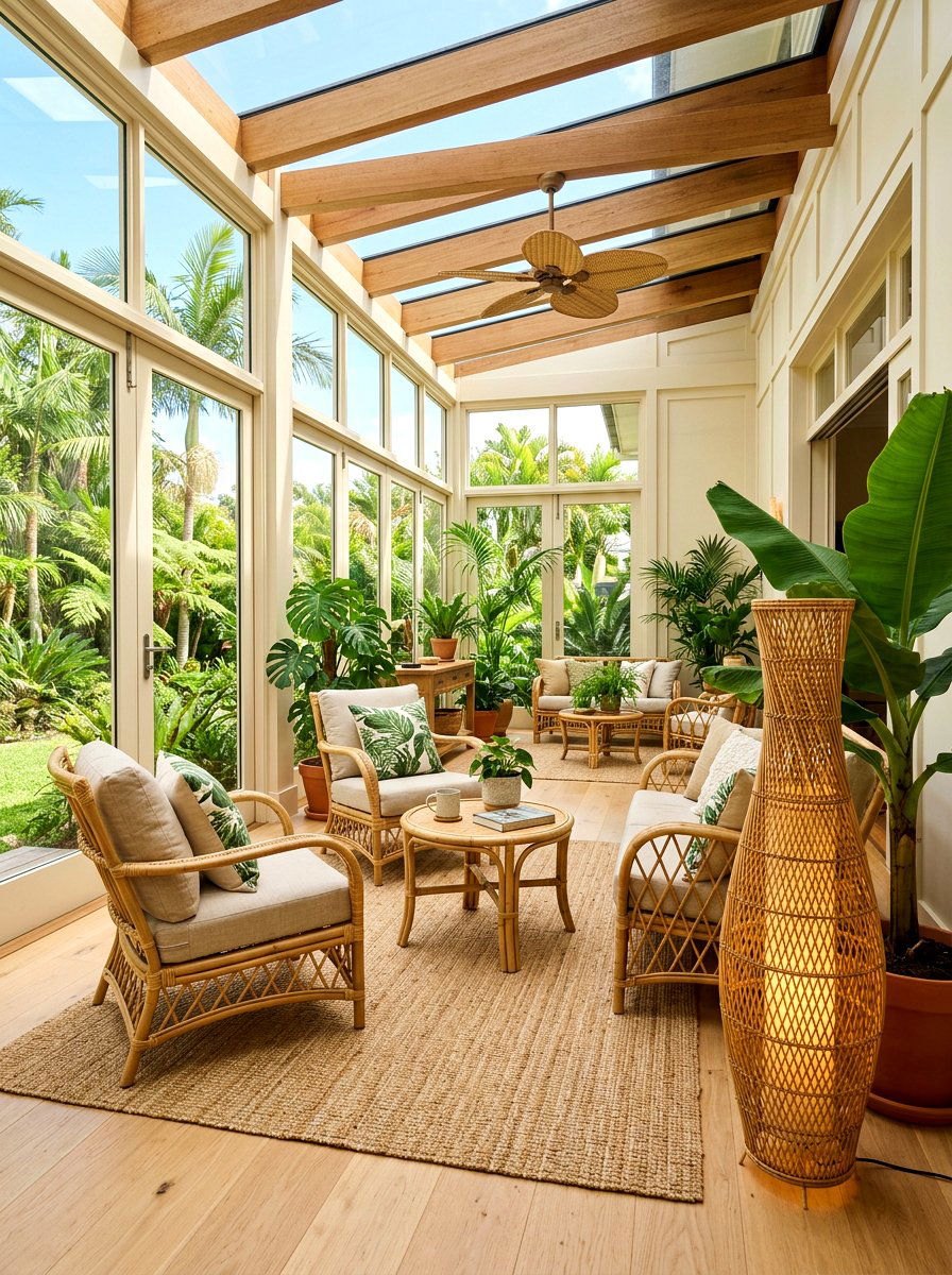 Bamboo Floor Lamp - 30 soft lamp lighting ideas