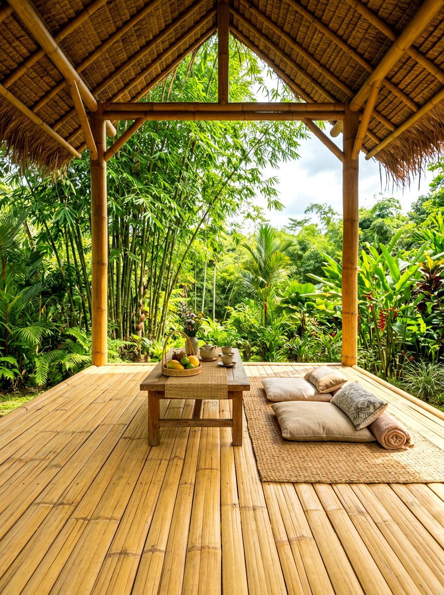Bamboo Gazebo Floor - 30 gazebo floor ideas