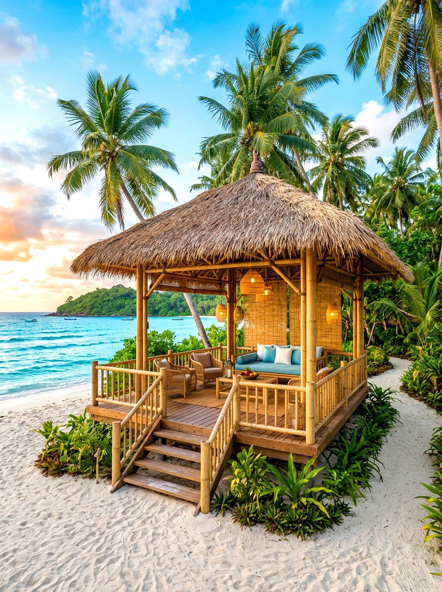 Bamboo Gazebo - 30 budget gazebo ideas