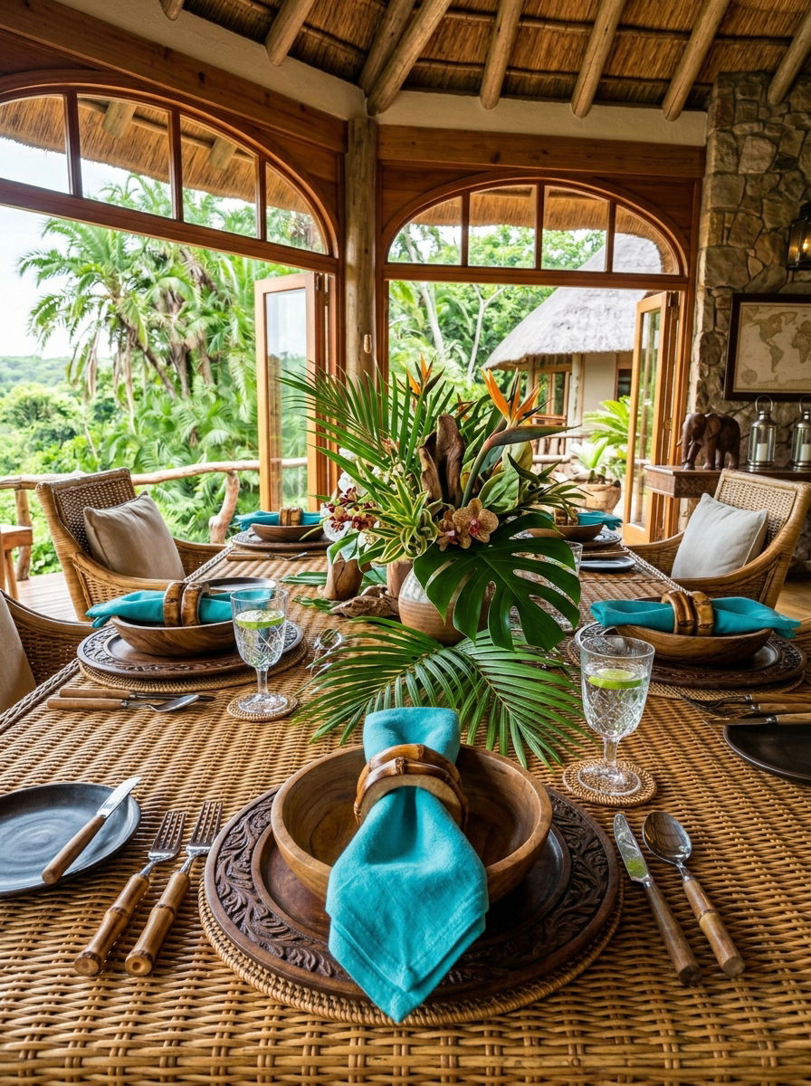 Bamboo Napkin Ring - 30 napkin ring ideas