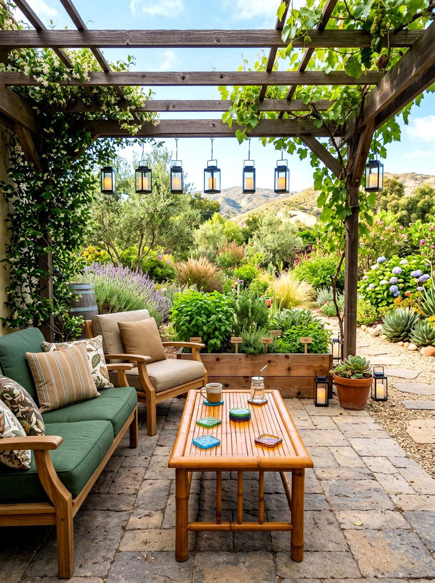 Bamboo Outdoor Coffee Table - 30 outdoor coffee table styling ideas