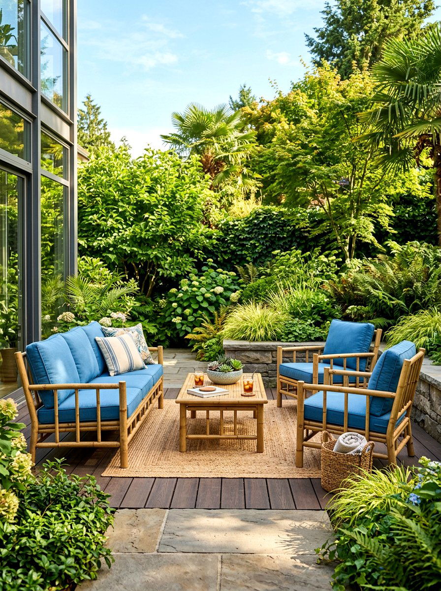 Bamboo Outdoor Furniture - 30 bamboo home decor ideas