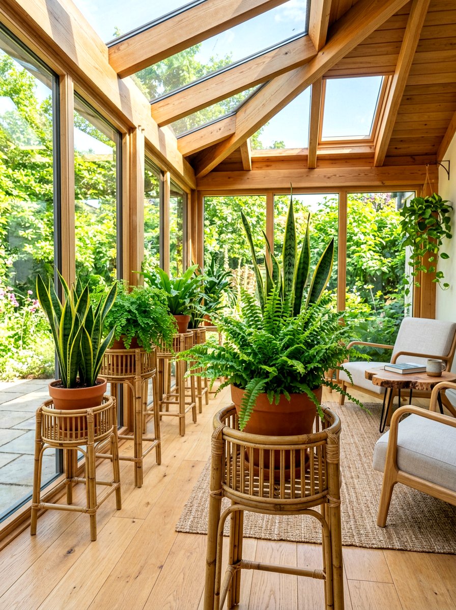 Bamboo Planter - 30 bamboo home decor ideas