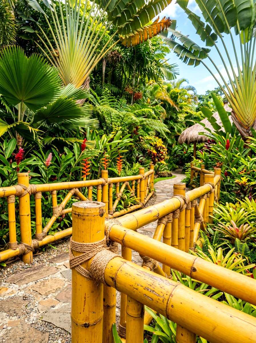 Bamboo Poles - 30 grape arbor ideas