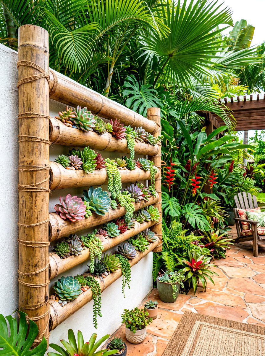 30 Vertical Succulent Garden Ideas for Easy Color in Small Spaces