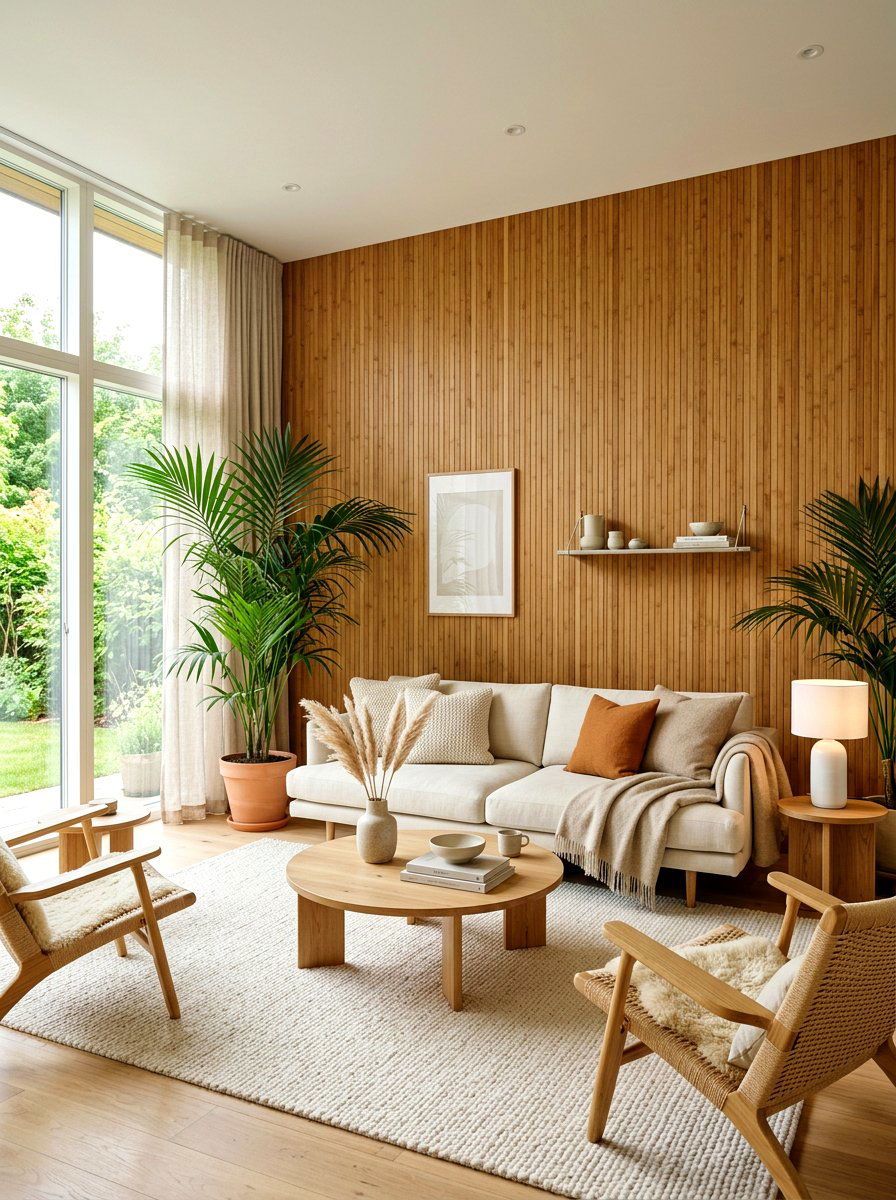 Bamboo Wall Paneling - 30 bamboo home decor ideas