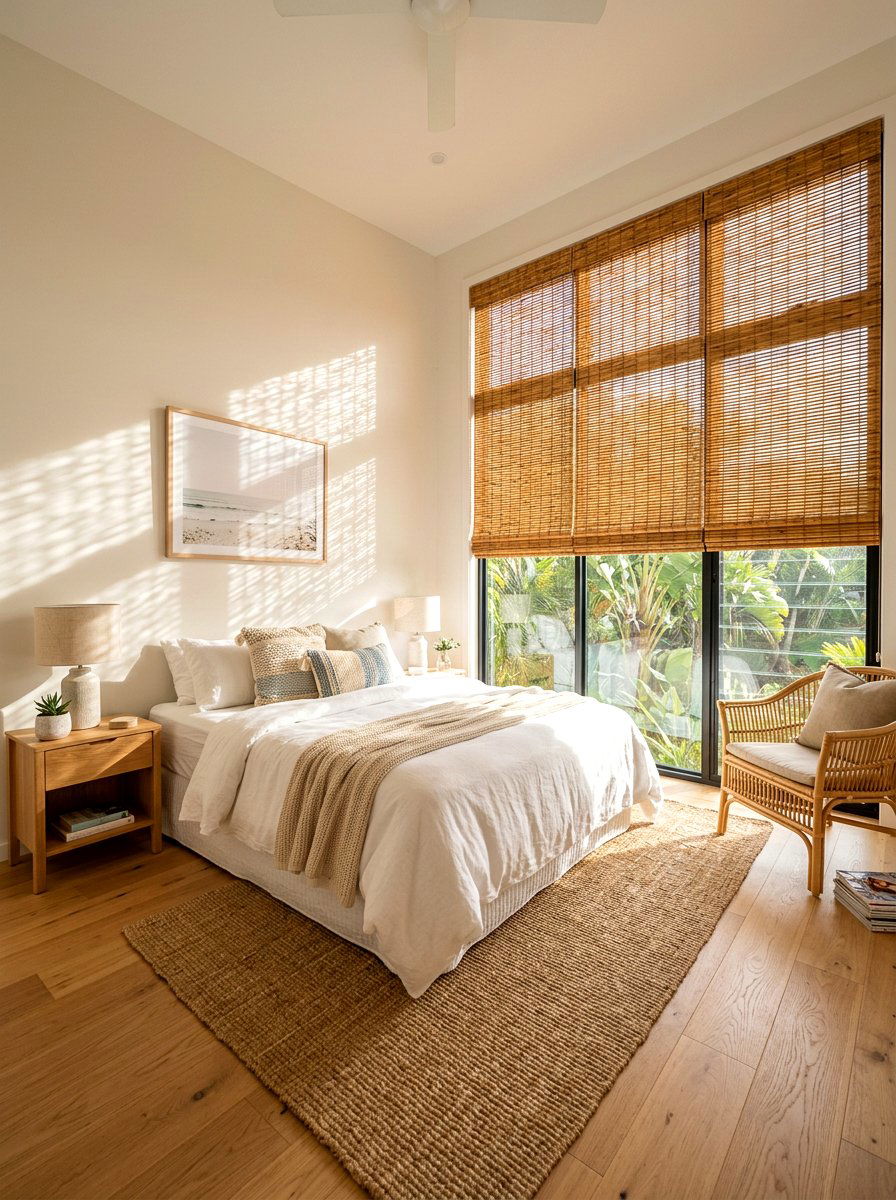 Bamboo Window Blinds - 30 bamboo home decor ideas