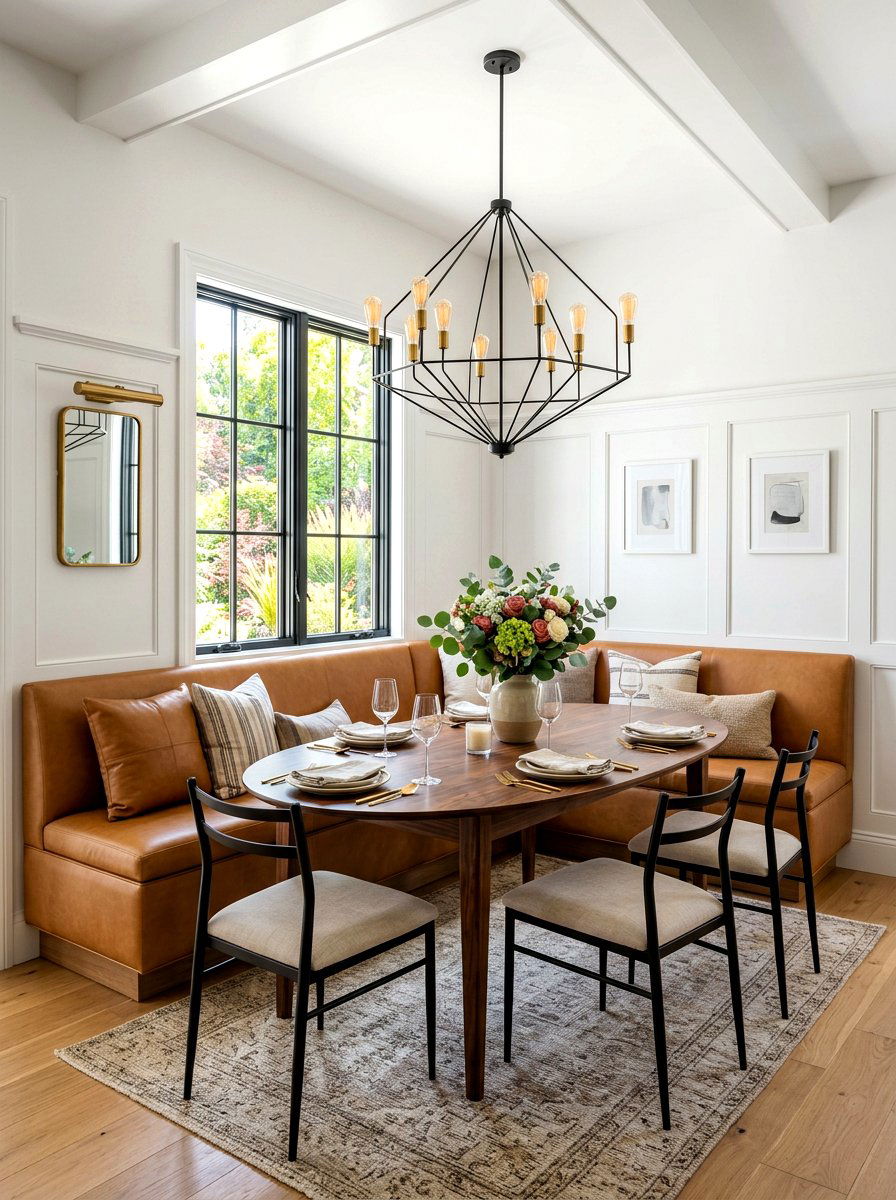 Banquette Dining - 30 cozy compartmentalized home ideas