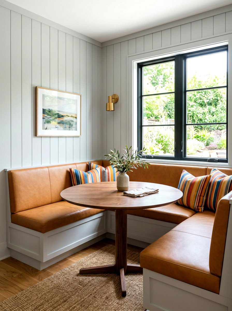 Banquette Seating Area - 30 bistro dining room ideas