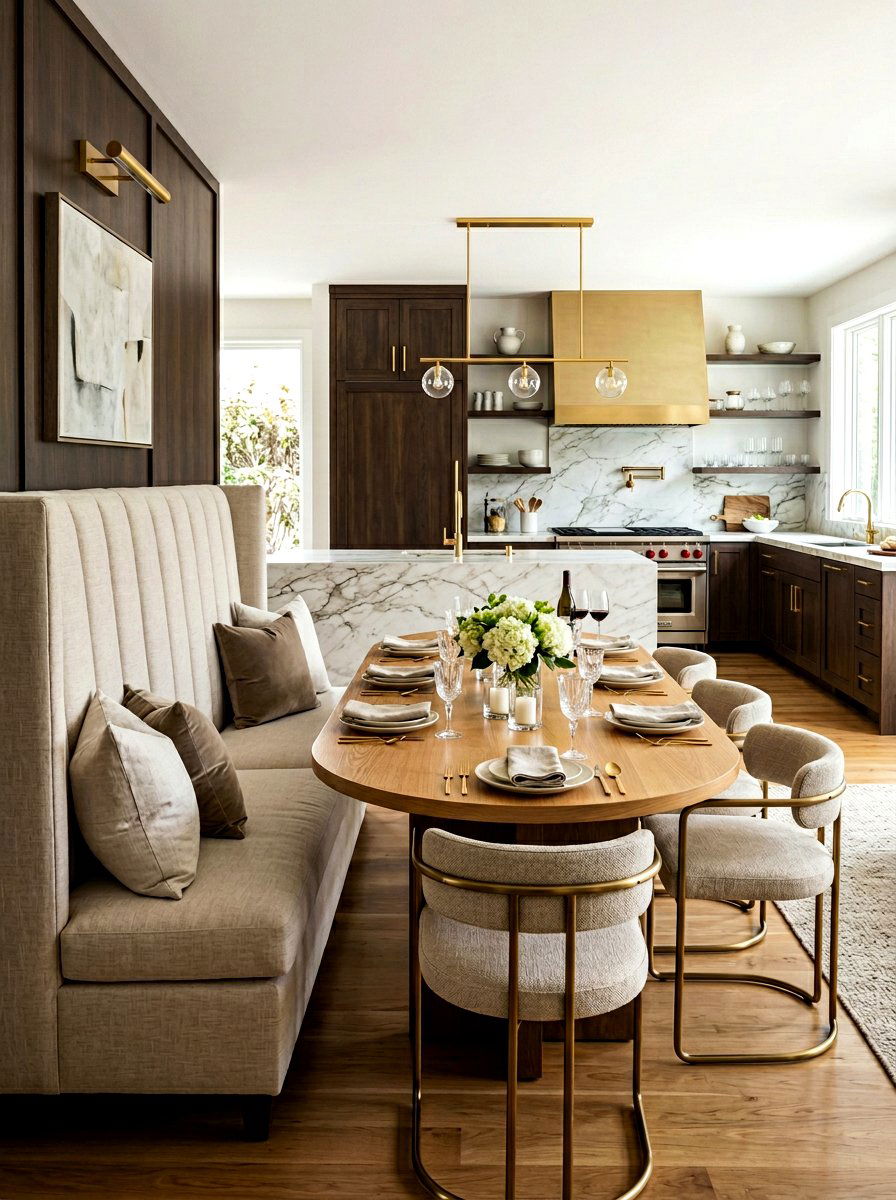 Banquette Seating - 30 kitchen nook ideas