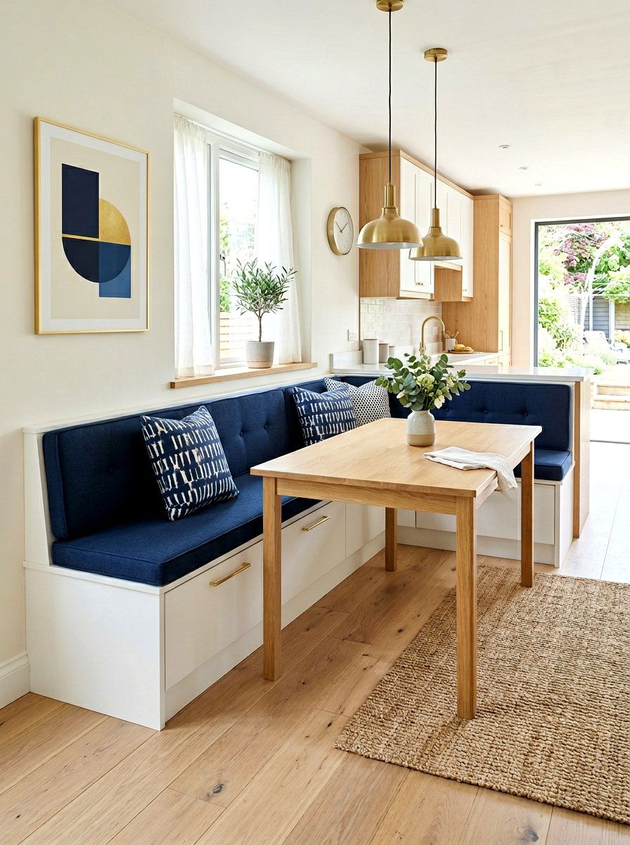 Banquette With Deep Drawers - 30 kitchen banquette storage ideas