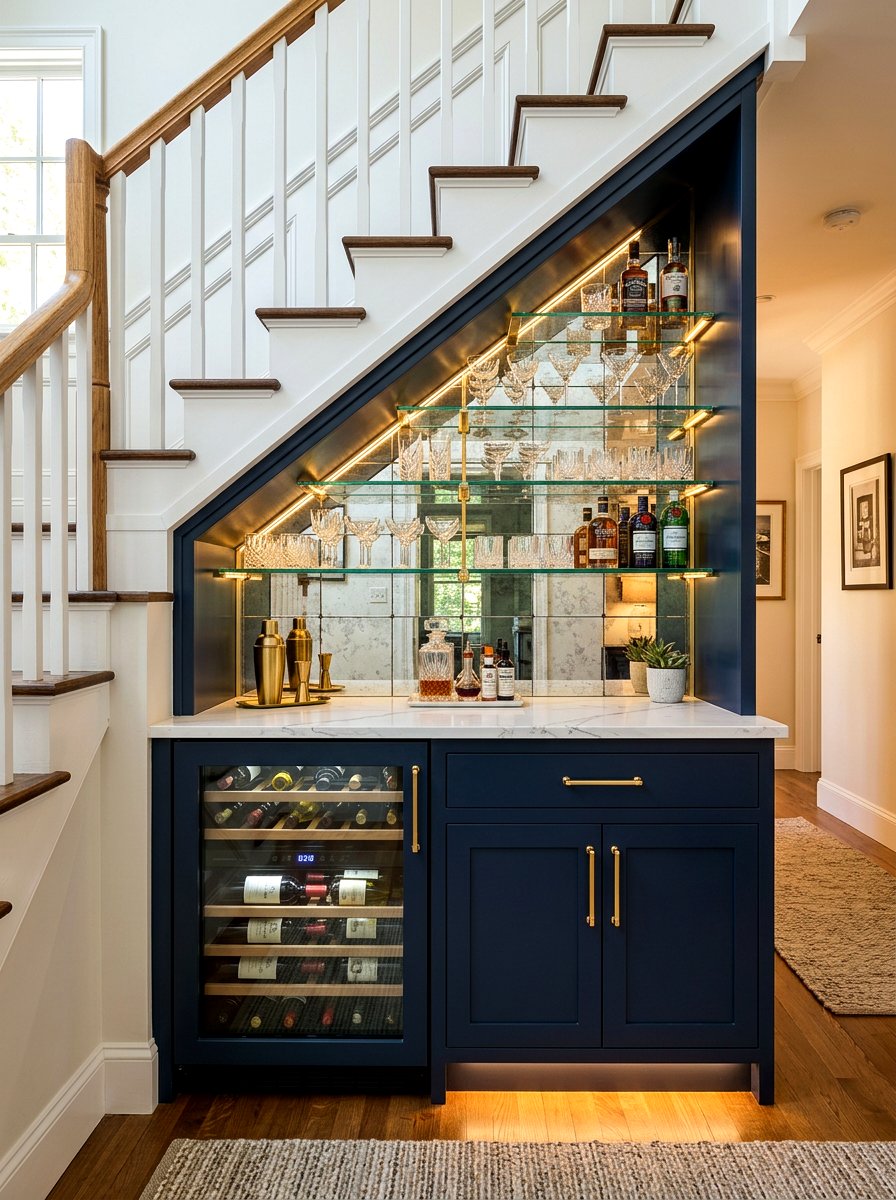 30 Staircase Nook Ideas to Create a Cozy Hidden Reading Spot
