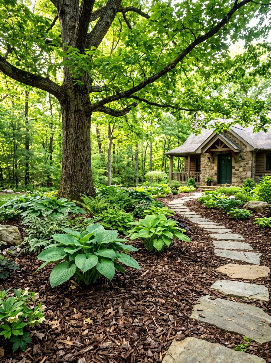 Bark Mulch Front Yard - 30 simple front yard ideas