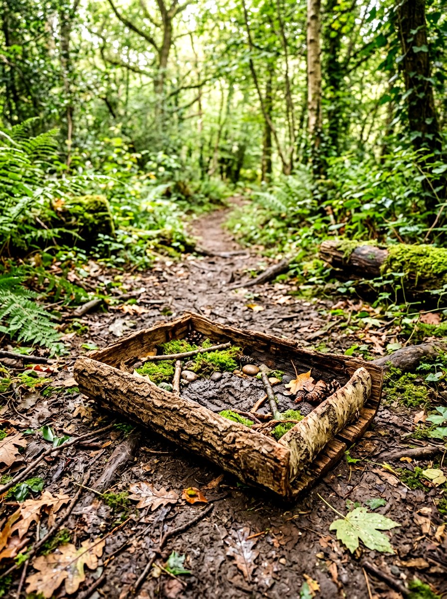 Bark Tray - 30 butterfly puddling station ideas
