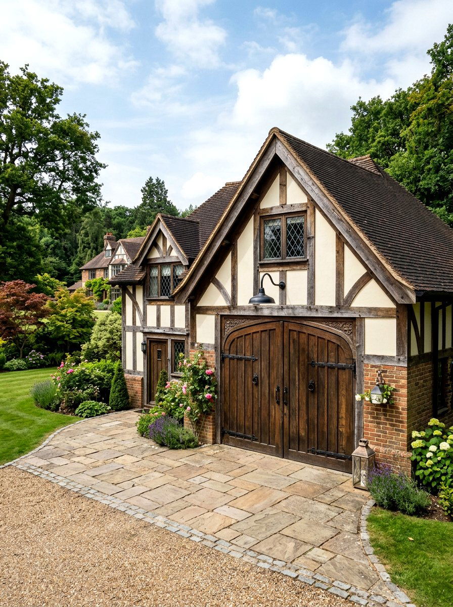 Barn Light For Tudor Carriage House - 30 Tudor exterior lighting ideas