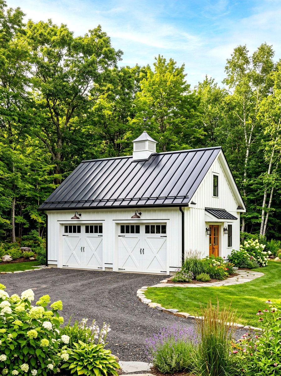 Barn Style Garage - 30 barn style home ideas