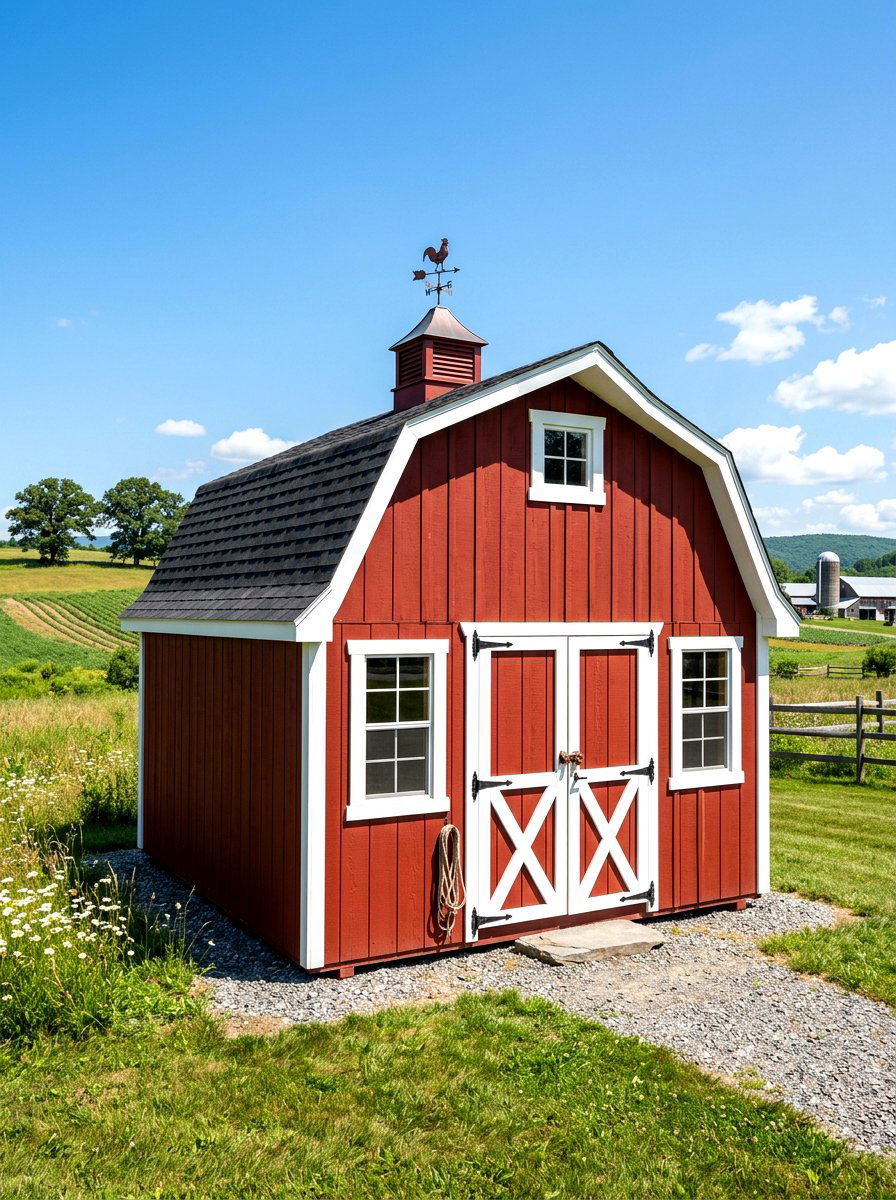 Barn Style Shed - 30 outdoor storage shed ideas