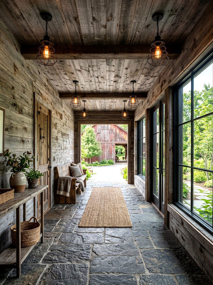 Barn Wood Breezeway - 30 breezeway ideas