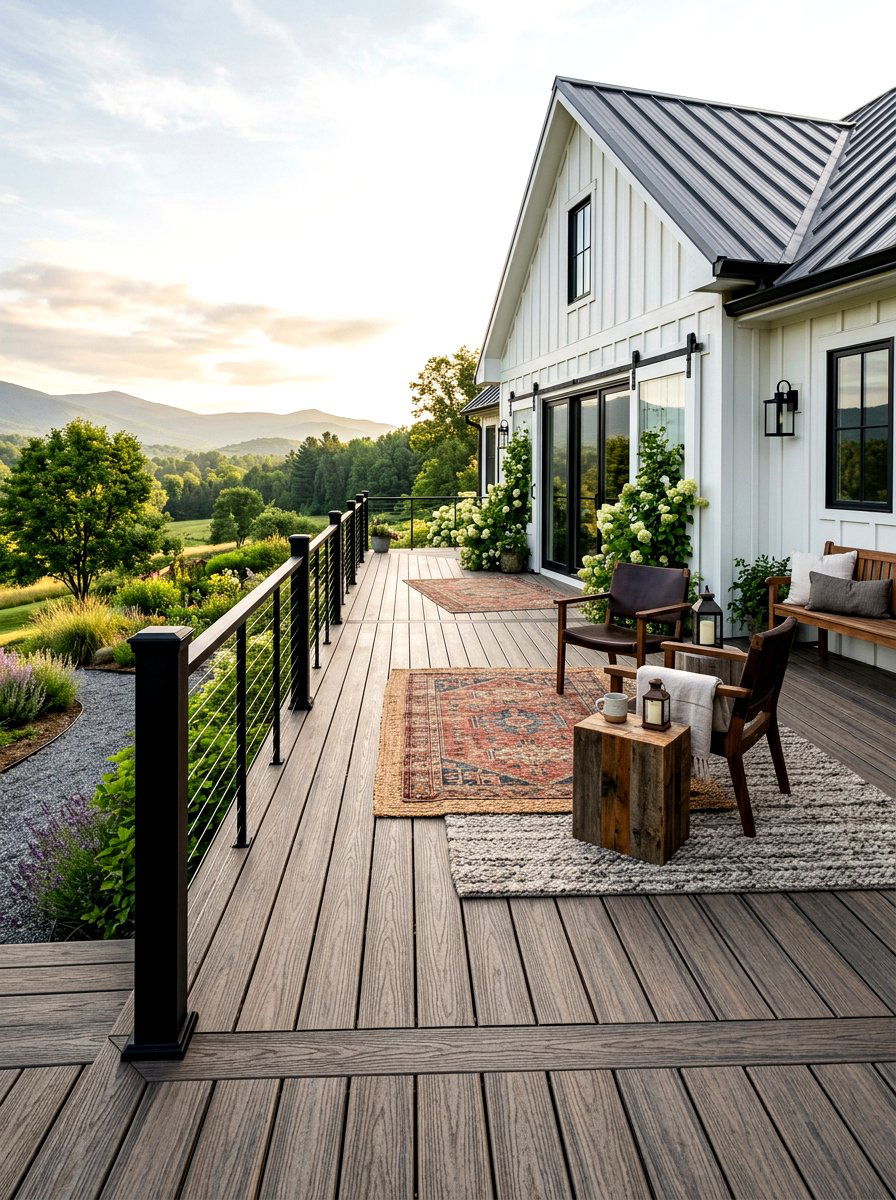 Barnwood Composite Decking - 30 composite deck color ideas
