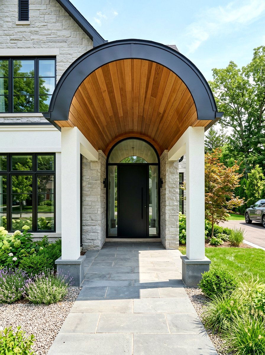 Barrel Vault Portico - 30 portico ideas