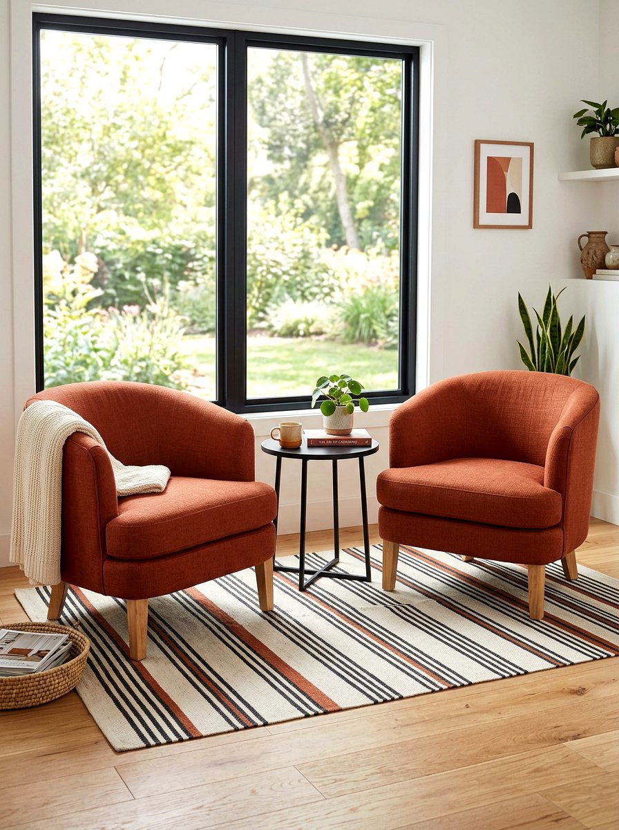 Barrel back chair - 30 statement armchair ideas