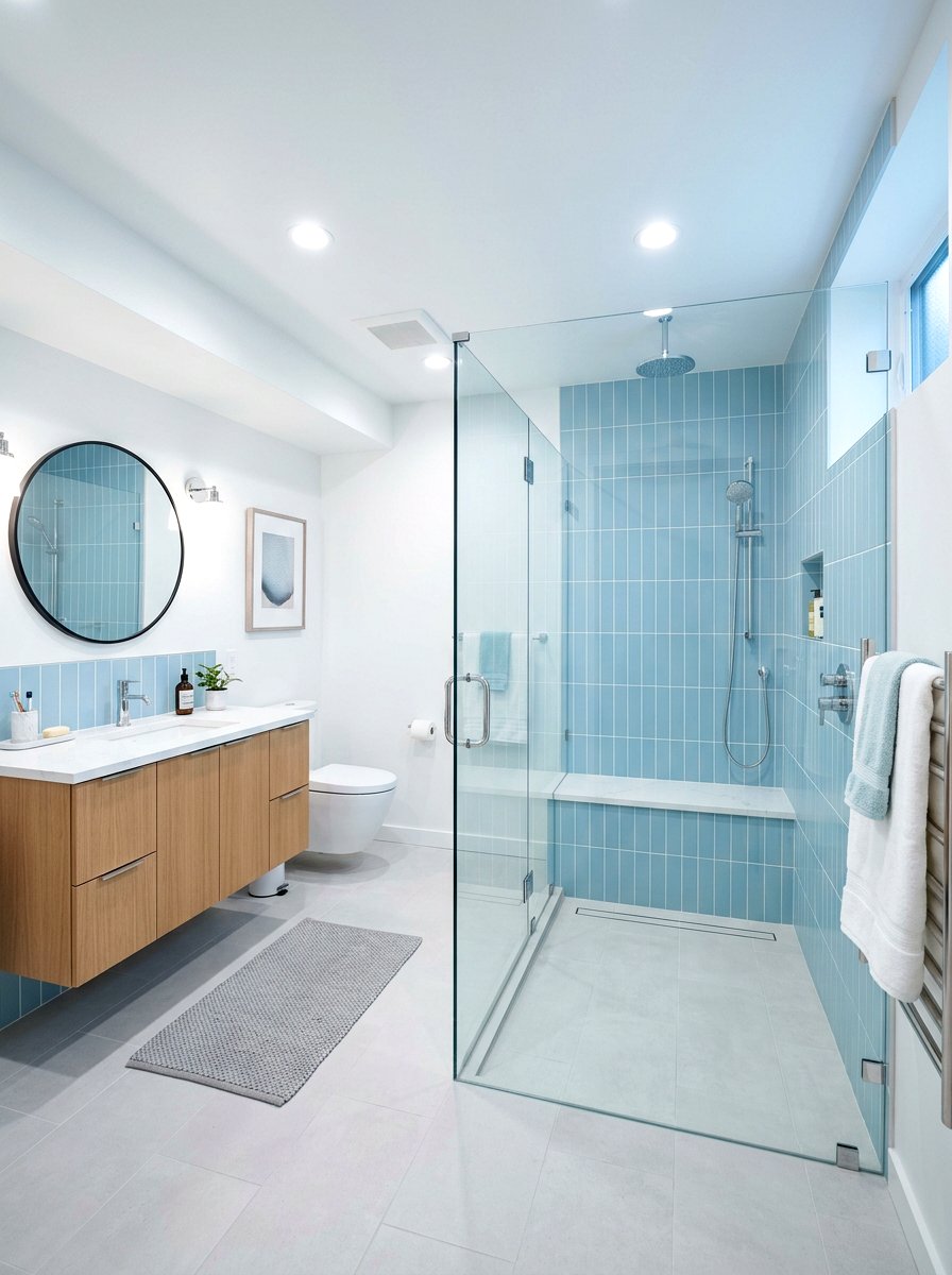 Basement Bathroom With Walk In Shower - 30 basement bathroom ideas