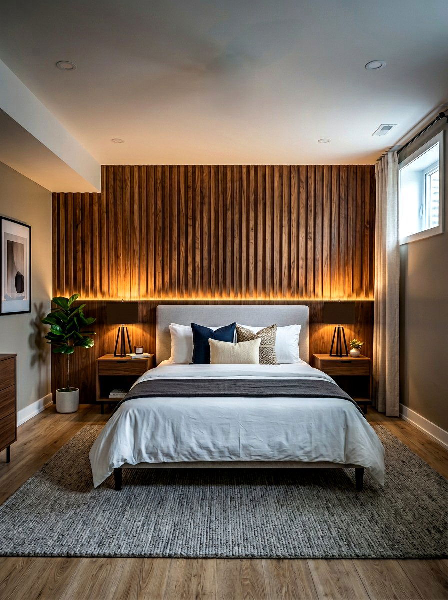 Basement Bedroom Accent Wall - 30 basement bedroom ideas