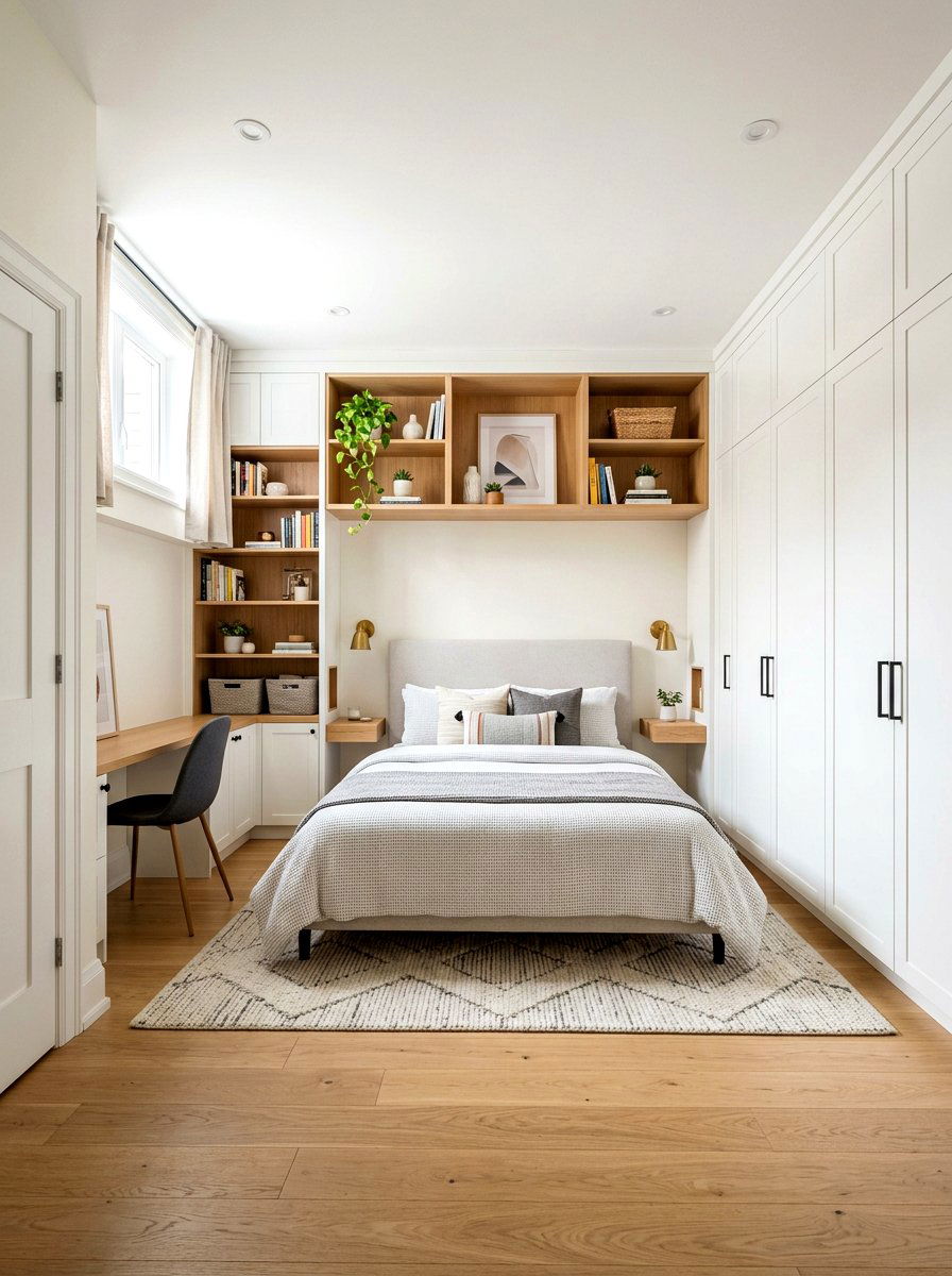 Basement Bedroom Built In Storage - 30 basement bedroom ideas