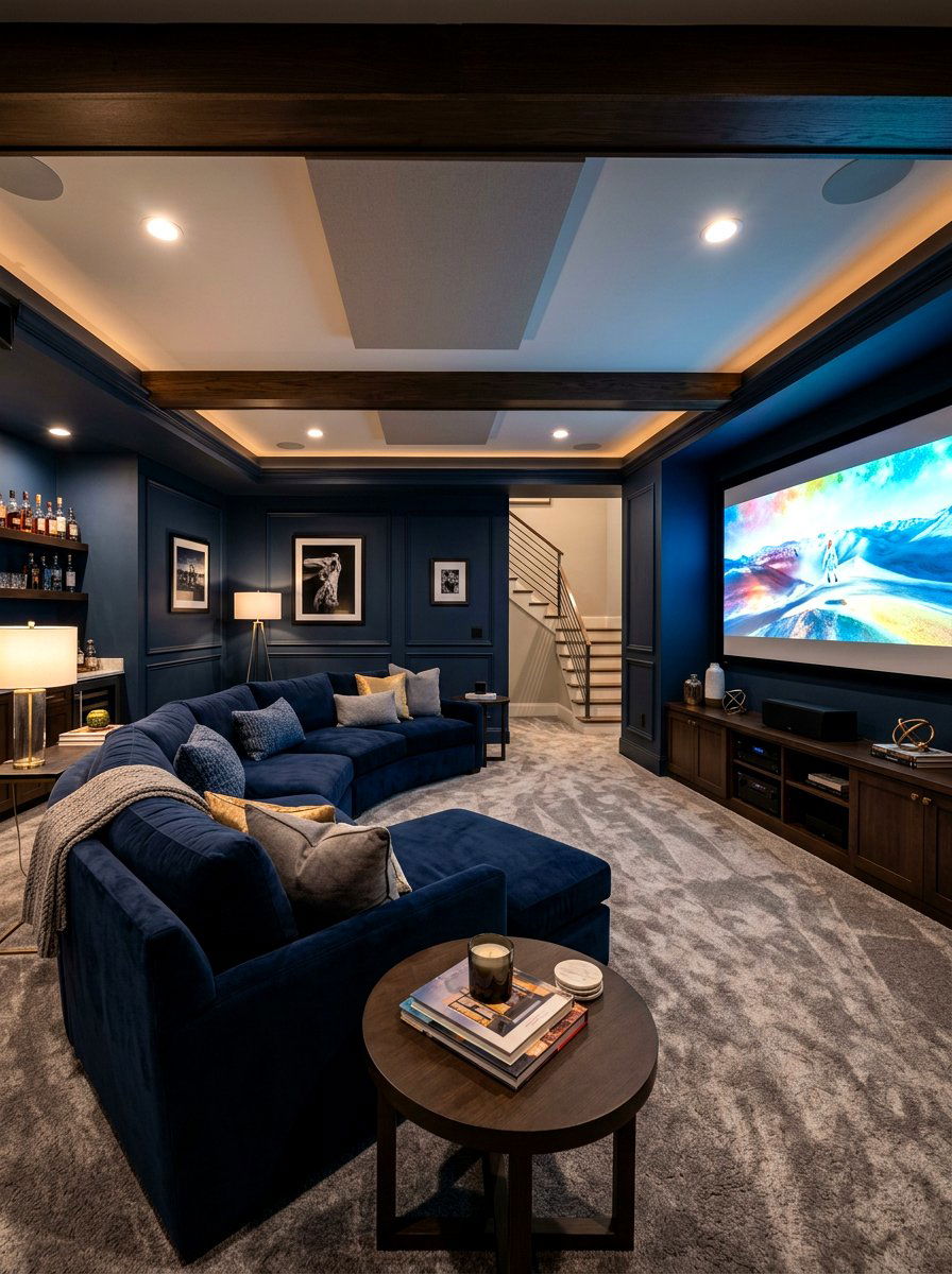 Basement Curved Sectional Living Room - 30 curved sectional living room ideas