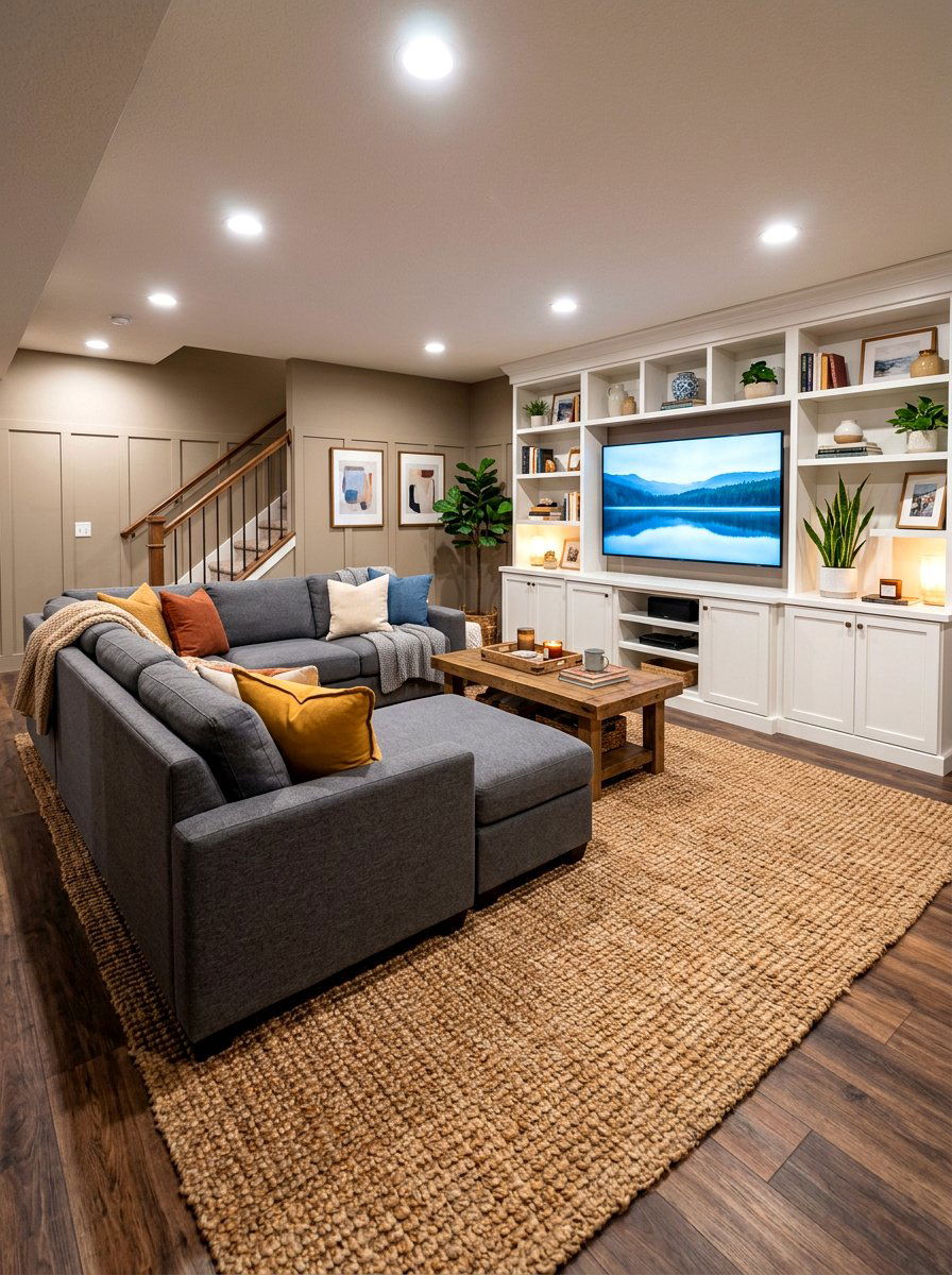Basement Den Rug - 30 jute rug styling ideas