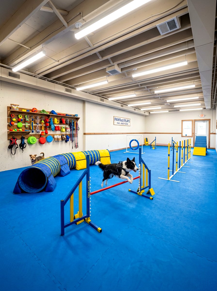Basement Dog Agility Room - 30 viral pet room ideas