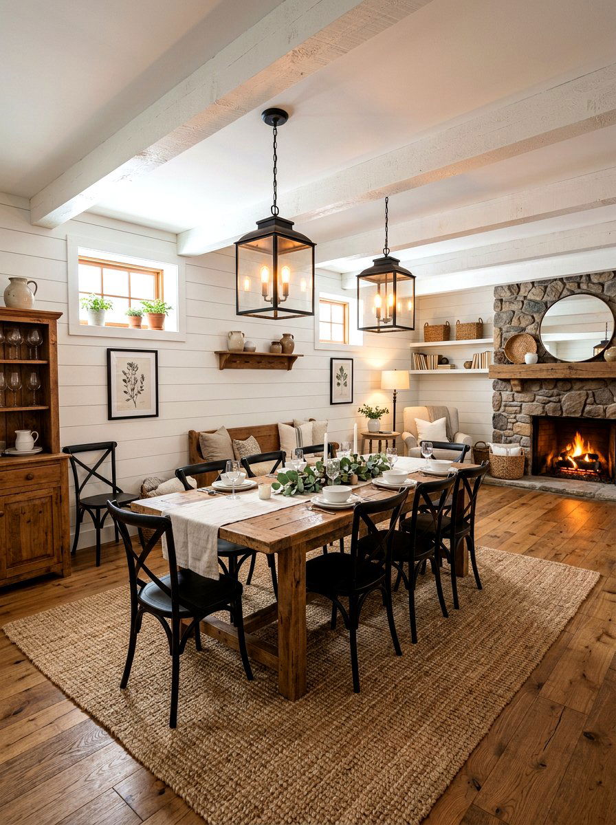 Basement Farmhouse Style - 30 finished basement ideas