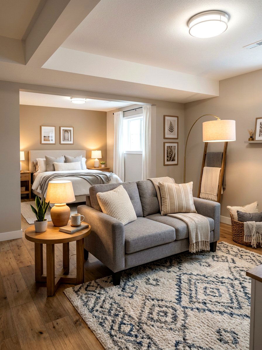 Basement Guest Suite Living - 30 basement family room ideas