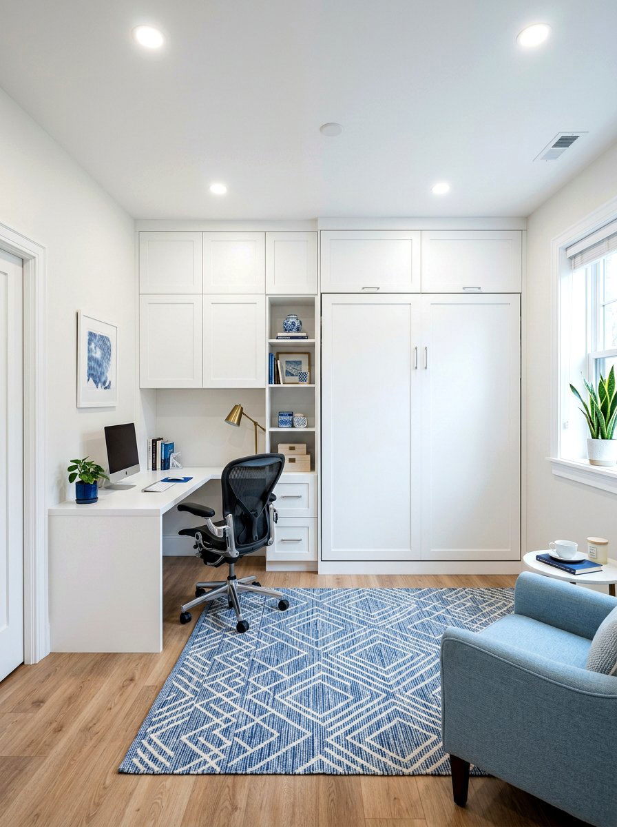 Basement Guest Suite Office Combo - 30 basement guest suite ideas