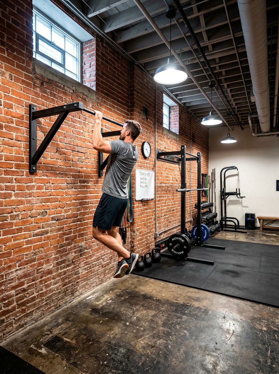 Basement Gym Brick Wall - 30 basement gym ideas